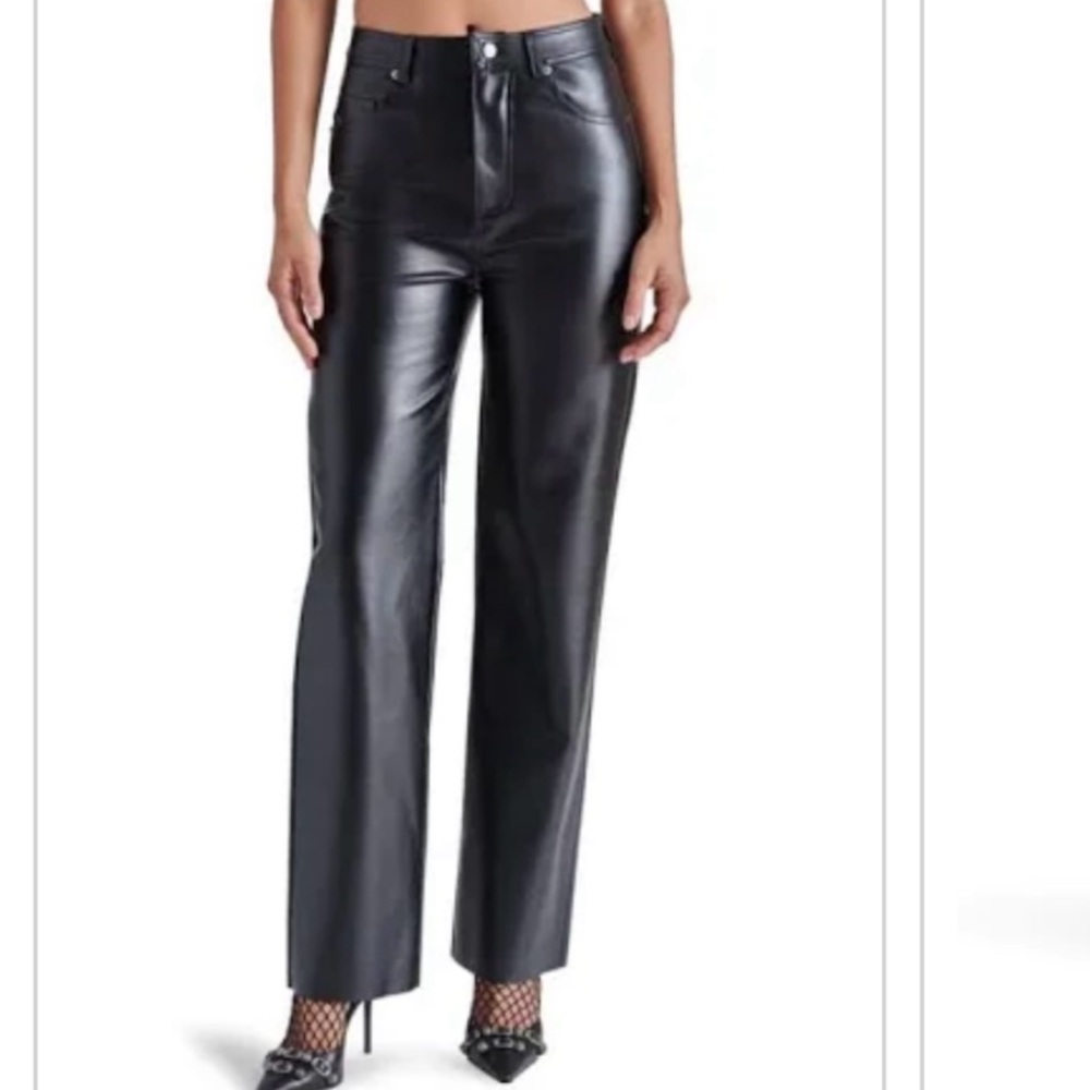 STEVE MADDEN Vegan Leather Pant Sz L